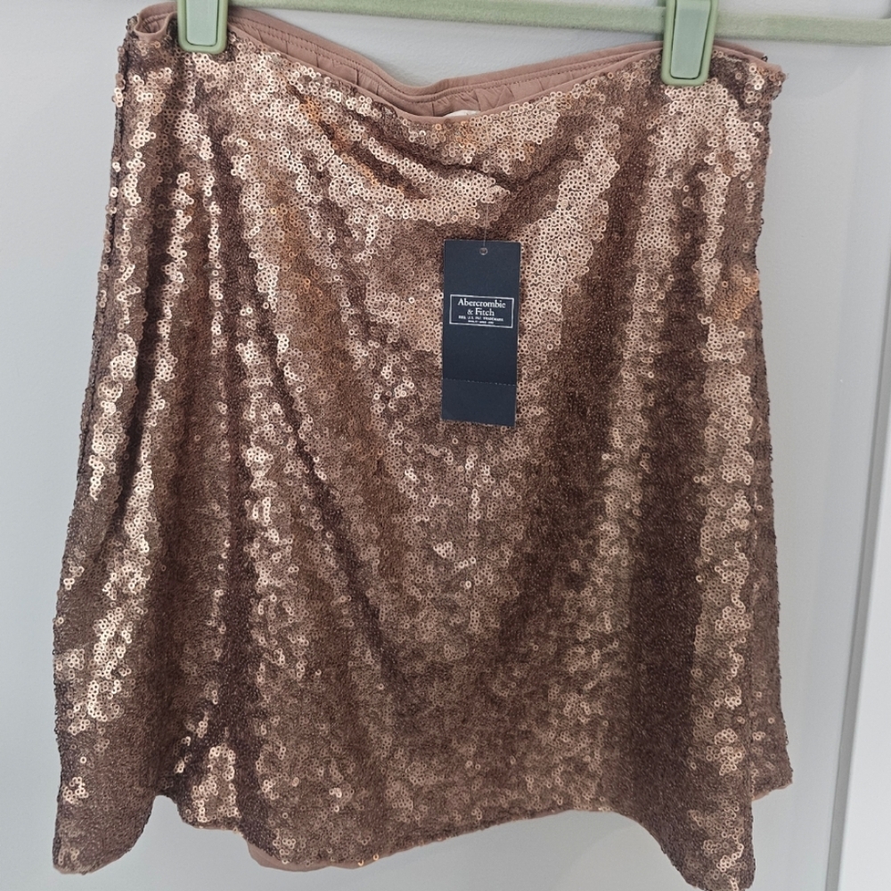 Rose Gold Sequin Skirt